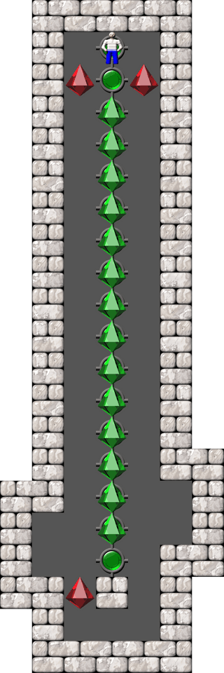 Sokoban Fibonacci Challenge level 13